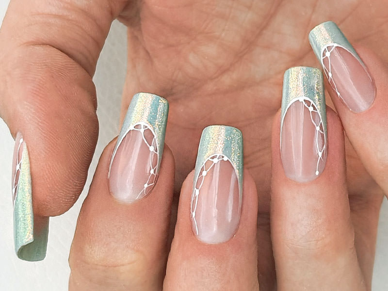 Nail art mania - Sara Colleoni: French glitterato