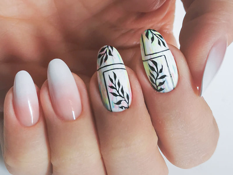 Idee Nail Art - Lorena Chiarentin: Baby Boomer & decoro