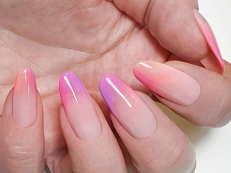 Nail art mania - Gioia Del Zotto: Baby Boomer multicolor