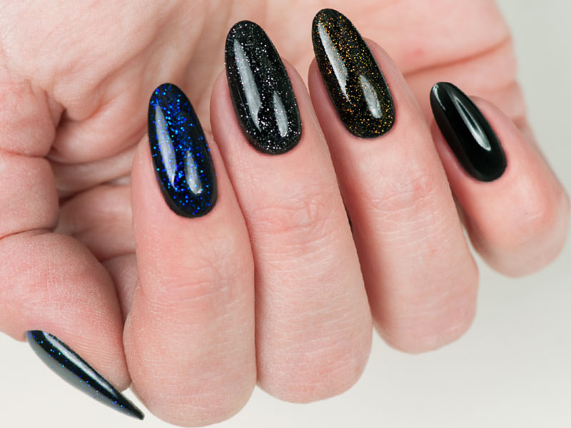 Nail art mania - Kateryna Bandrovska: Notti stellate