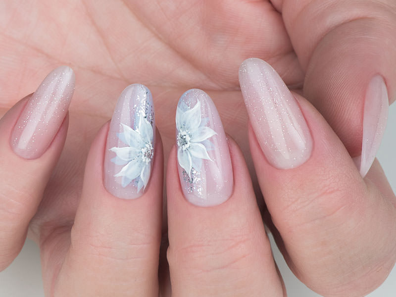Nail art mania - Gioia Del Zotto: Fiori di ghiaccio