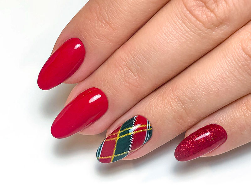 Idee Nail Art - Sara Scarselli: Fusion scozzese