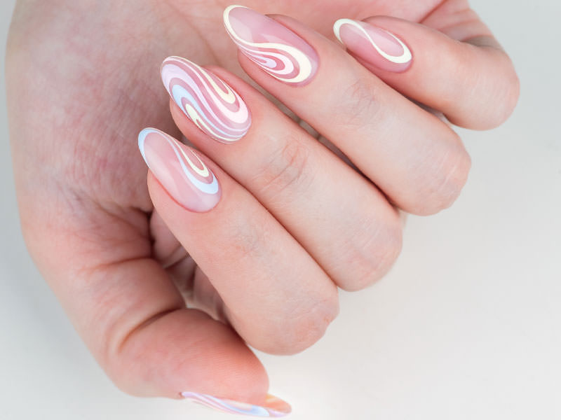 Idee Nail Art - Kateyna Bandrovska: Marshmallow