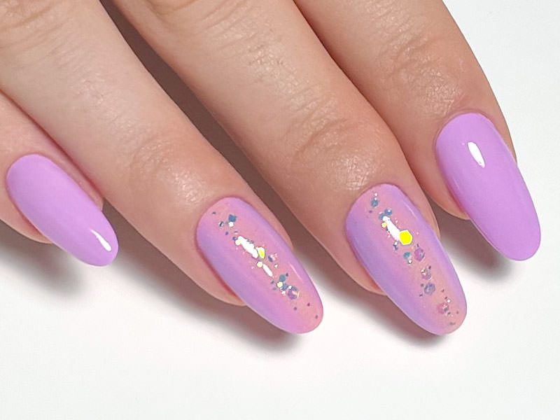 Nail art mania - Gioia Del Zotto: Scia di glitter