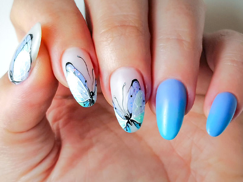 Nail art mania - Laura Ascione: Ali di farfalle
