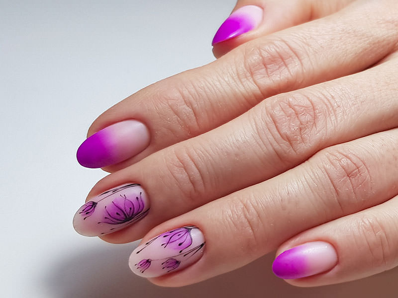Nail art mania - Lorena Chiarentin: Baby Boomer opaco