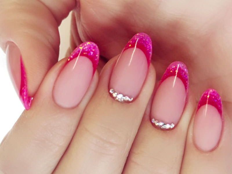 Nail art mania - Lorena Chiarentin: French glitterato