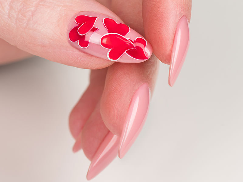 Nail art mania - Kateryna Bandrovska: Cuori