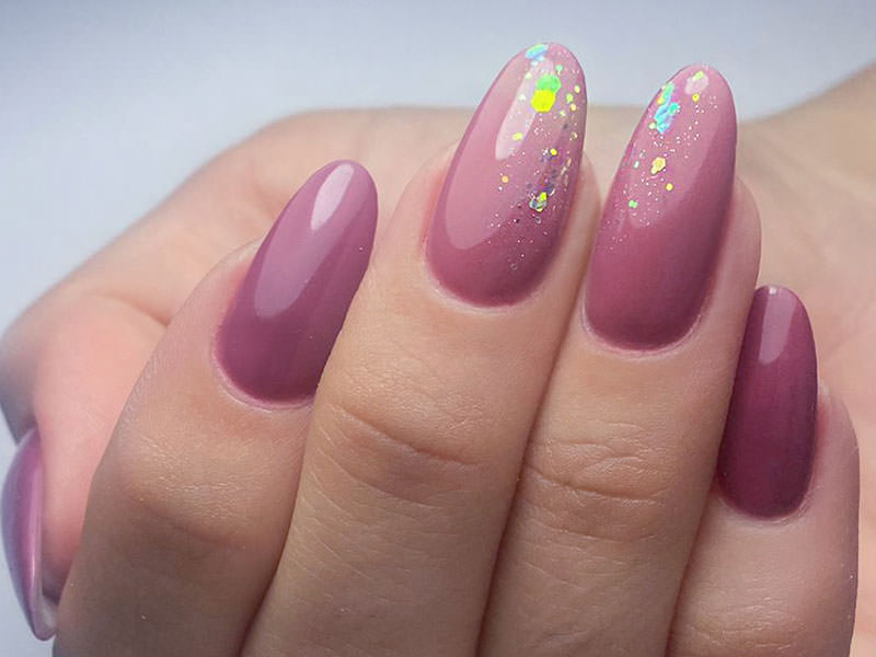Idee Nail Art - Antonia Minervini: Scia glitterata