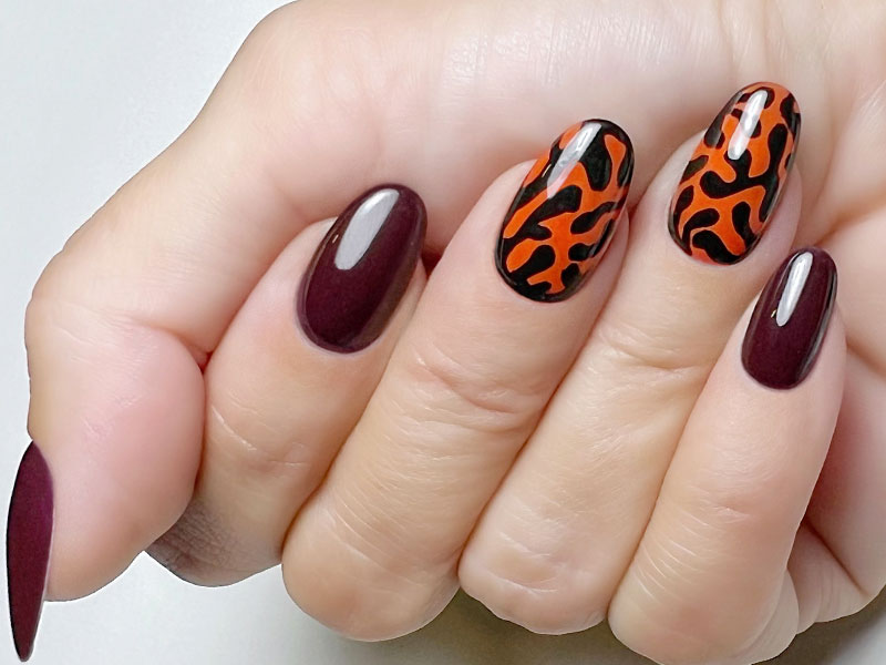 Nail art mania - Pamela De Montis: Decoro autunnale