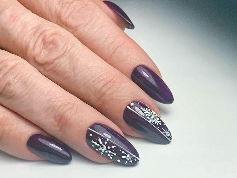 Nail art mania - Antonia Minervini: Fiocchi di Neve