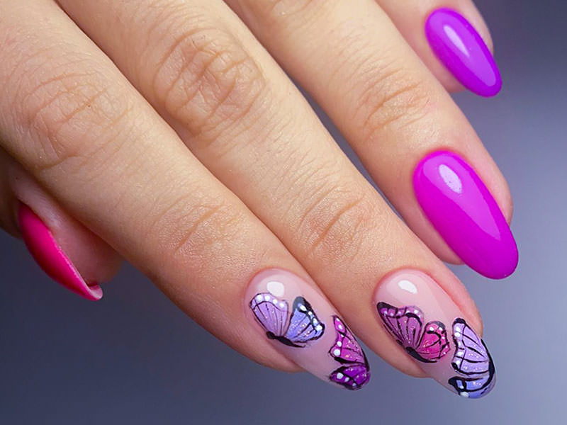 Nail art mania - Antonia Minervini: Farfalle