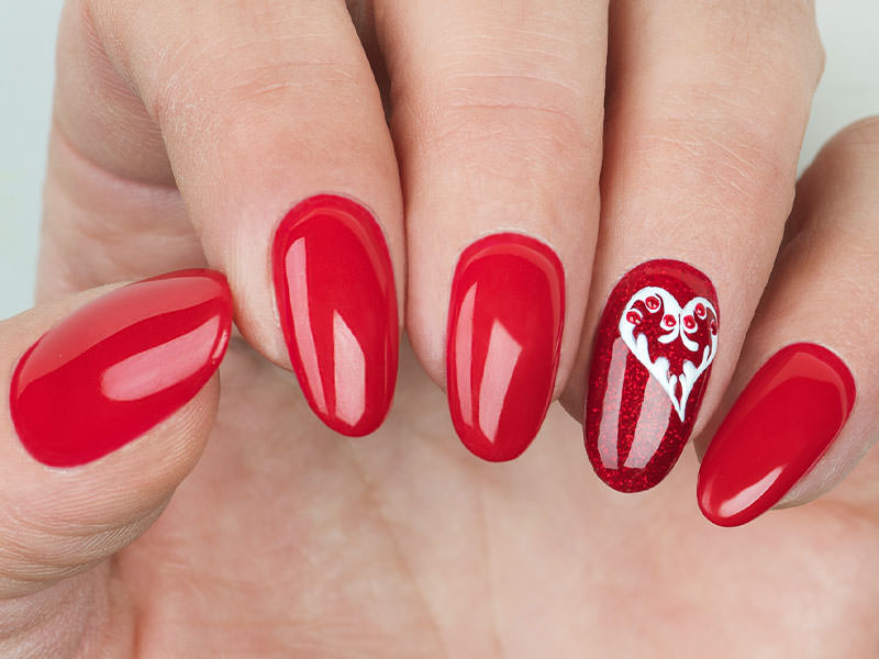 Nail art mania - Chiara Milanese: Cuore bianco