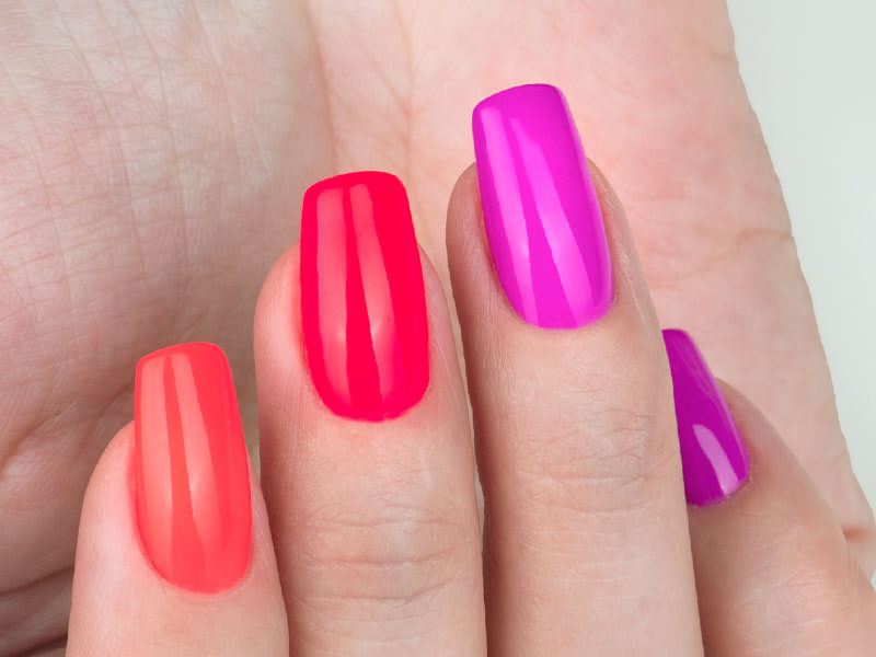 Nail art estate - Kateryna Bandrovska: Abbinamenti fluo