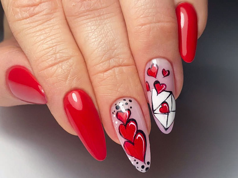 Idee Nail Art - Antonia Minervini: Cuori