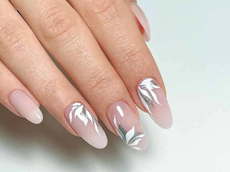 Nail art invernali: Gioia Del Zotto - Foglie d'inverno