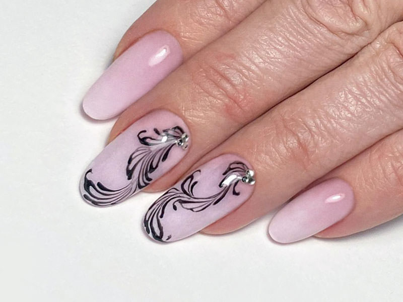 Idee Nail Art - Antonia Minervini: Baby Boomer decorato