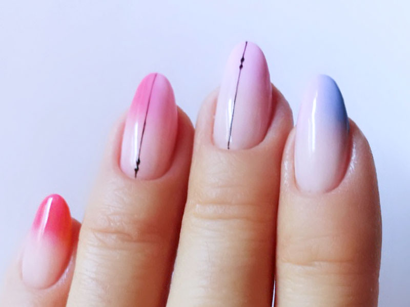 Nail art mania - Lorena Chiarentin: Baby Boomer colorato