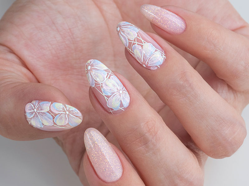 Nail art mania - Kateryna Bandrovska: Glitter scintillanti
