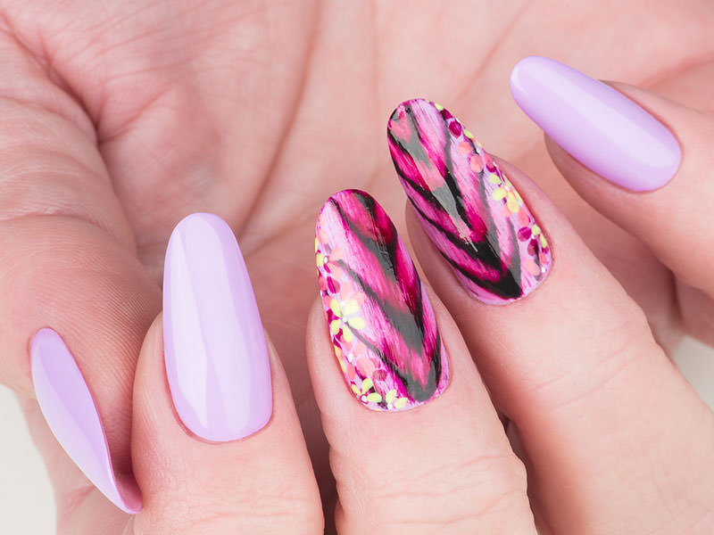 Idee Nail Art - Gioia Del Zotto: Kombi animalier