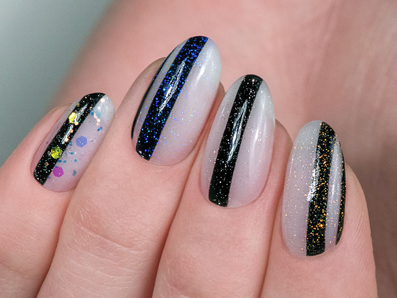 Nail art mania - Kateryna Bandrovska: Sinfonia di glitter