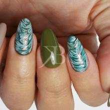 Corso decorazione unghie - Laura Ascione: Eden verde, grigio & petrolio