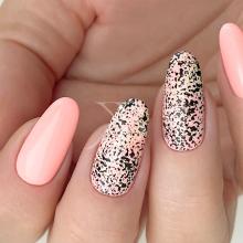 Nail art mania - Gioia Del Zotto: Spugnatura in black