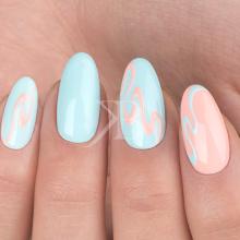 Nail art mania - Kateryna Bandrovska: Onde sinuose