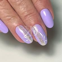 Nail art primaverili - Gioia Del Zotto: Fantasia in malva